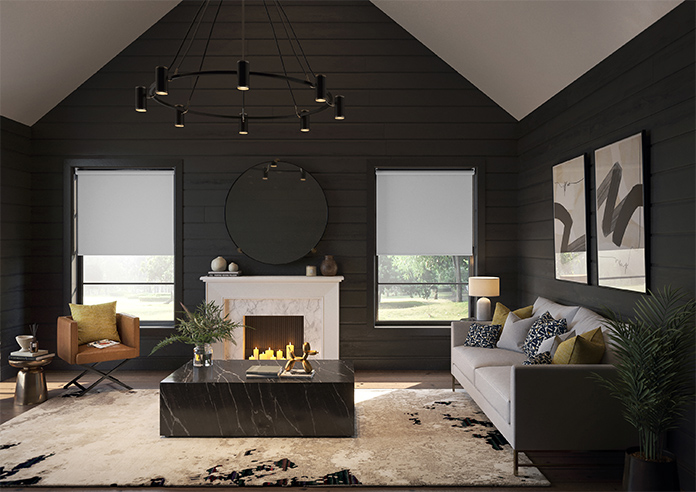 Toulouse (Blackout), Textured Dark Grey - Twist&Fit Roller Blind - Image 8